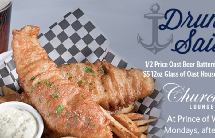 Drunken Sailor - 1/2 Price Fish & Chips